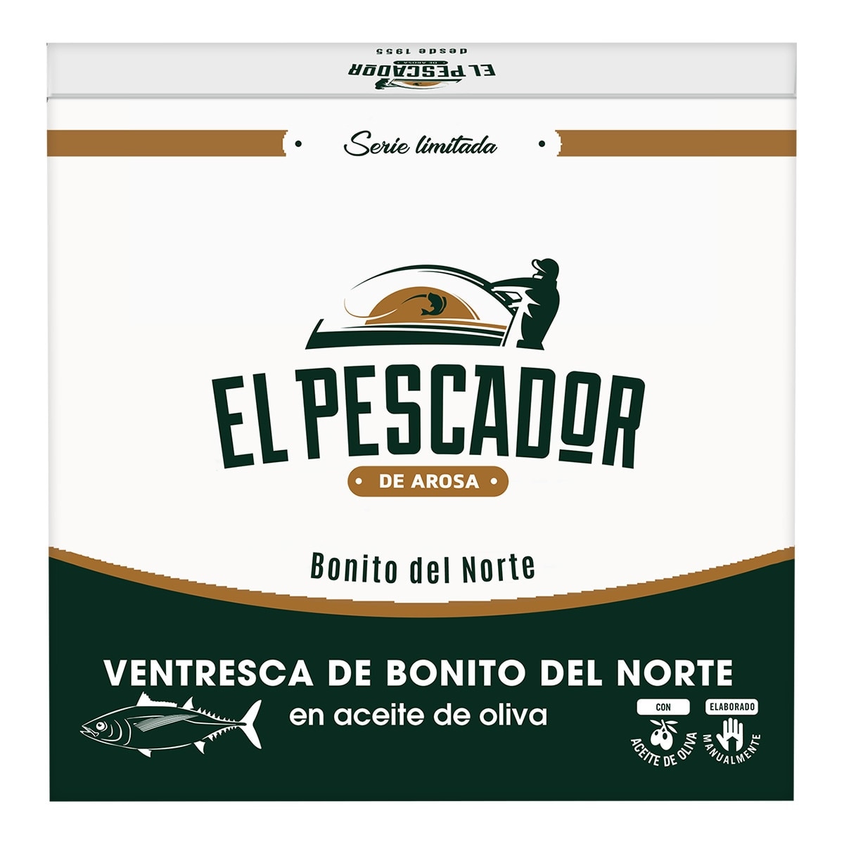 Imagen 0 de Ventresca de bonito del norte en aceite de oliva El Pescador de Arosa