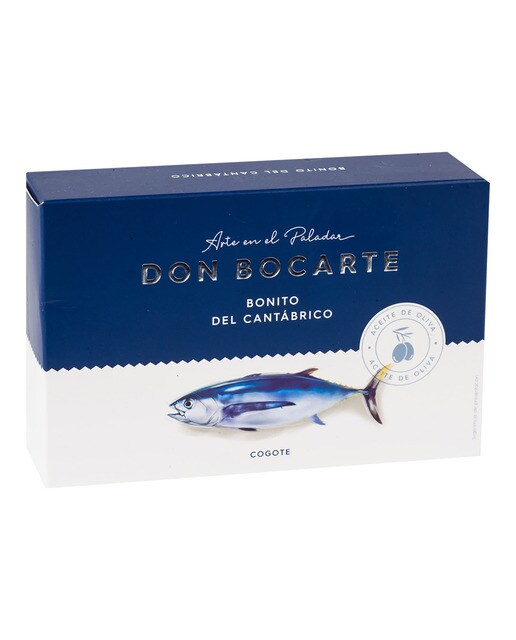 Imagen 0 de Cogote laminado de bonito del norte en aceite de oliva Don Bocarte 350 g