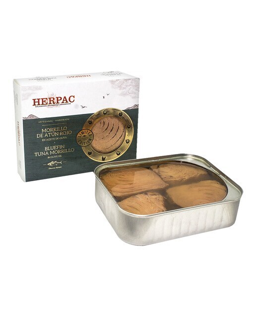 Morrillo de atún rojo en aceite de oliva Herpac