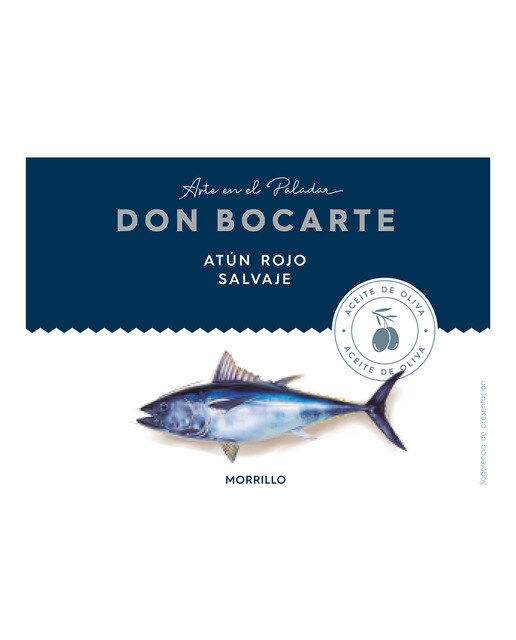 Morrillo de atún rojo salvaje en aceite de oliva Don Bocarte 1