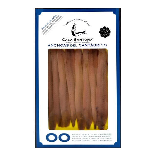 Anchoas del Cantábrico artesanales Serie 00 8 lomos Casa Santoña