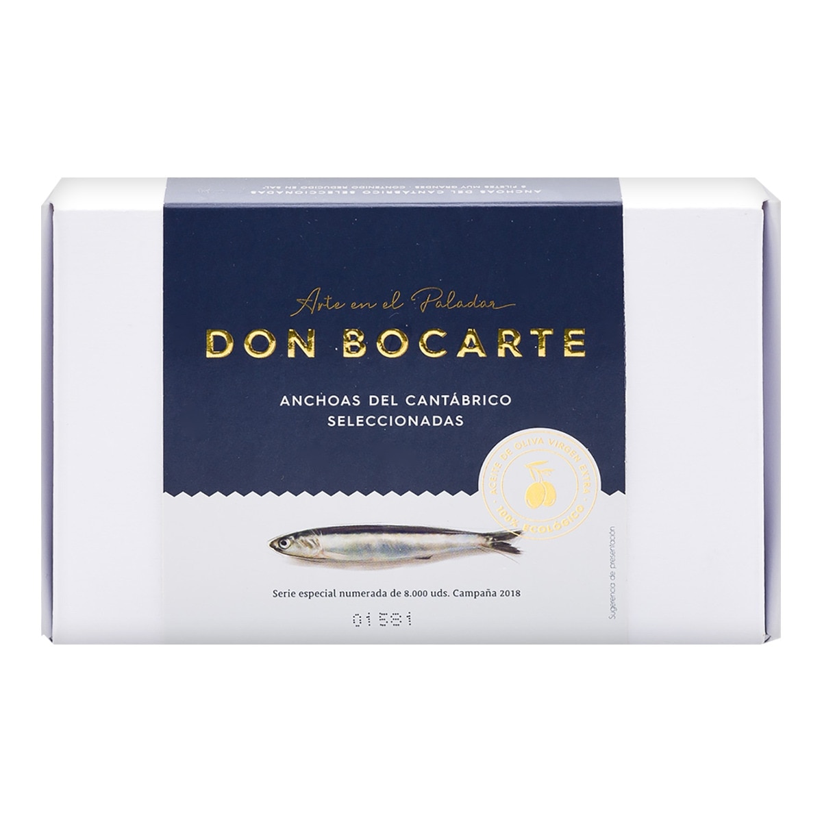 Filetes de anchoa en aceite de oliva virgen extra serie numerada 8 lomos Don Bocarte 1