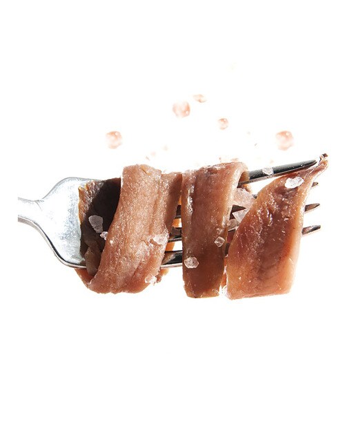 Filetes de anchoa en aceite de oliva virgen extra ecológico curadas en sal rosa del Himalaya Codesa 3