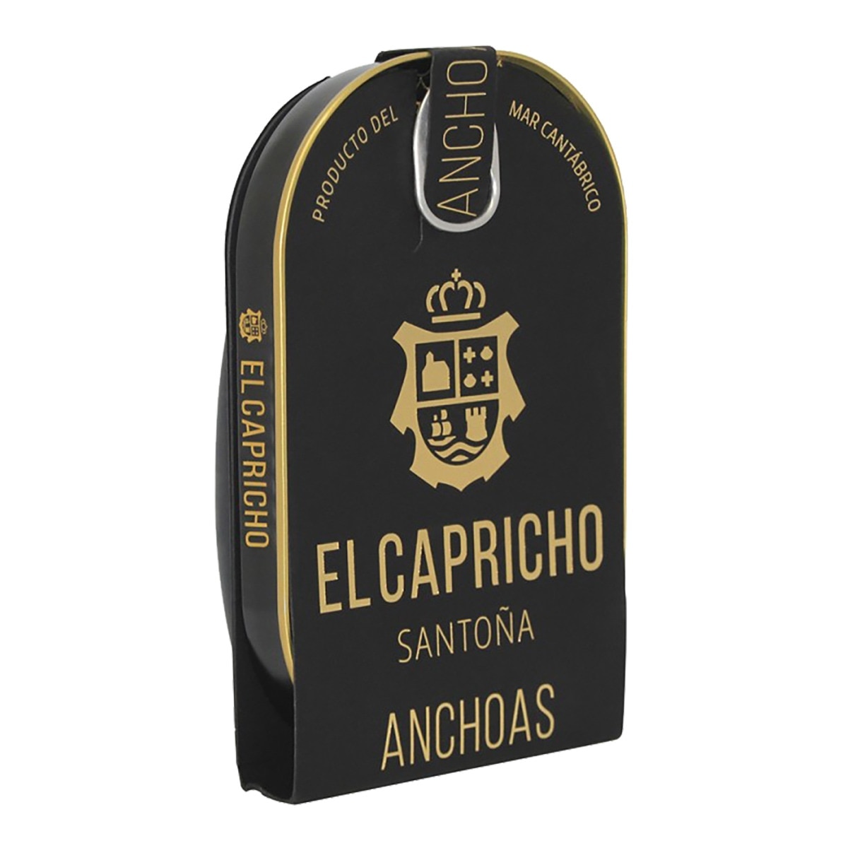 Imagen 0 de Filetes de anchoa Santoña en aceite de oliva virgen extra 14-16 piezas El Capricho