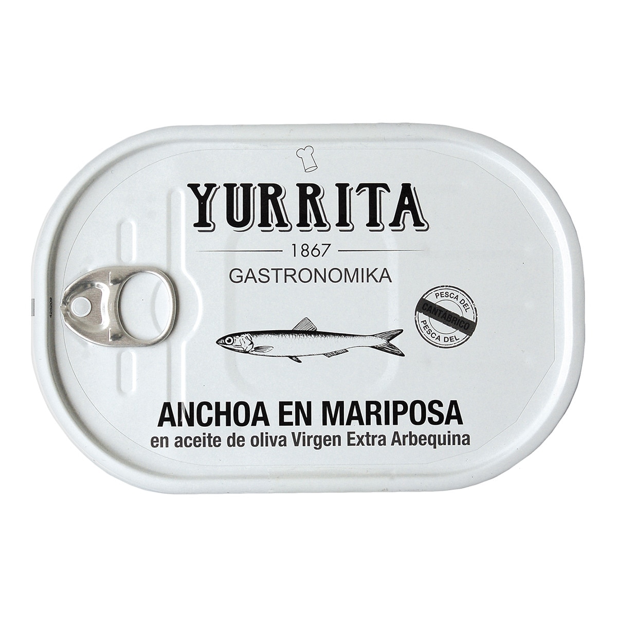 Imagen 0 de Anchoas del Cantábrico en mariposa en aceite de oliva arbequina virgen extra Yurrita