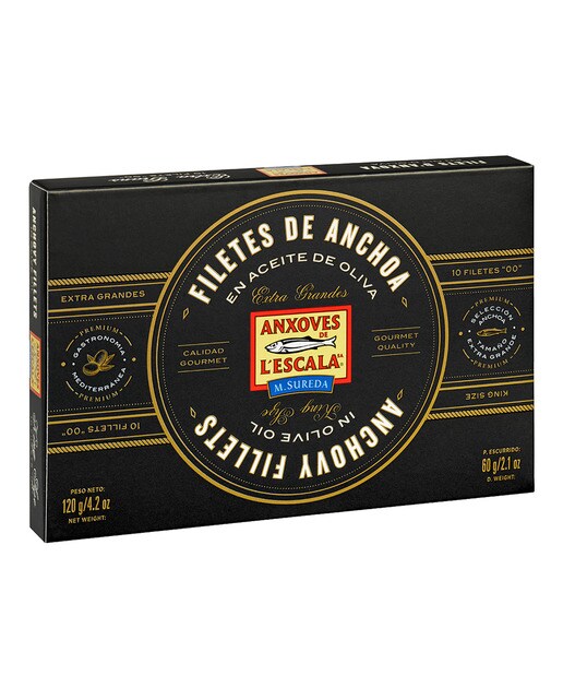Filetes de anchoa en aceite de oliva Anxoves L'Escala 1