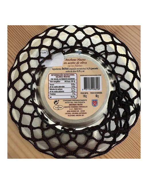 Anchoas despinadas del Cantábrico en aceite de oliva 13-15 filetes Hazas 3
