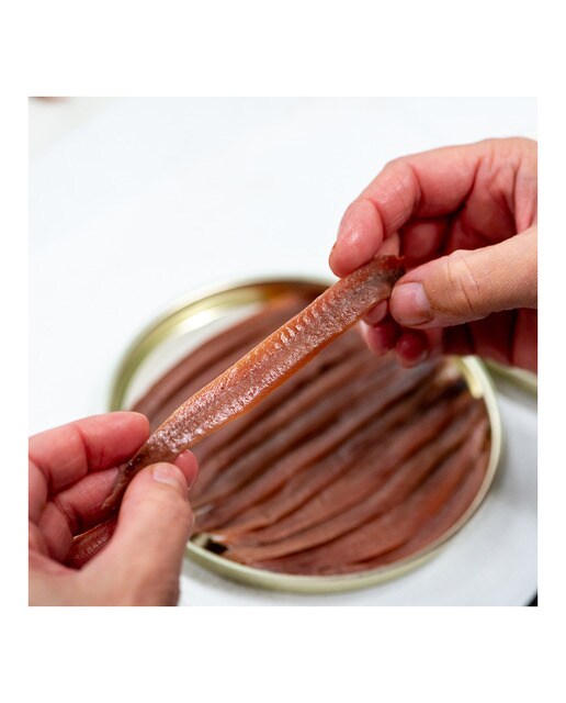 Anchoas despinadas del Cantábrico en aceite de oliva 13-15 filetes Hazas 6