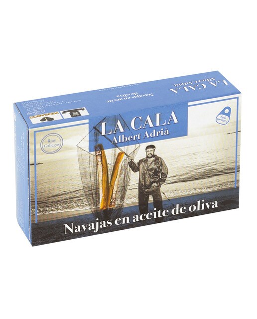 Navajas en aceite de oliva La cala Albert Adrià 1