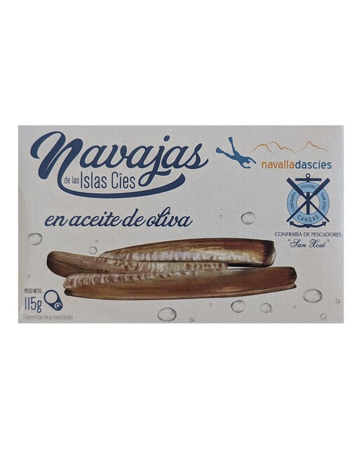 Imagen 0 de Navajas de las islas Cíes en aceite de oliva Navalladascíes