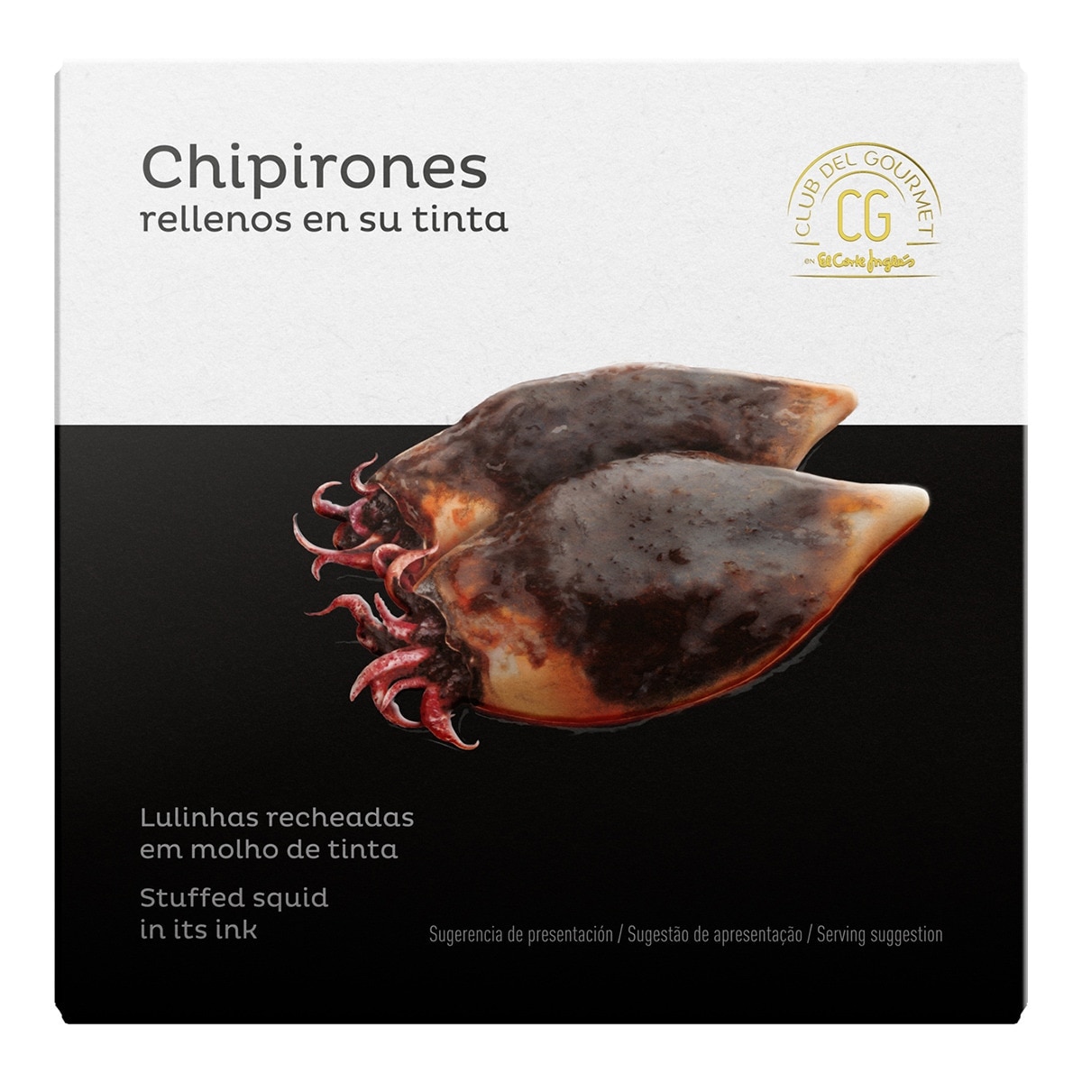 Chipirones rellenos en su tinta Club del Gourmet 1