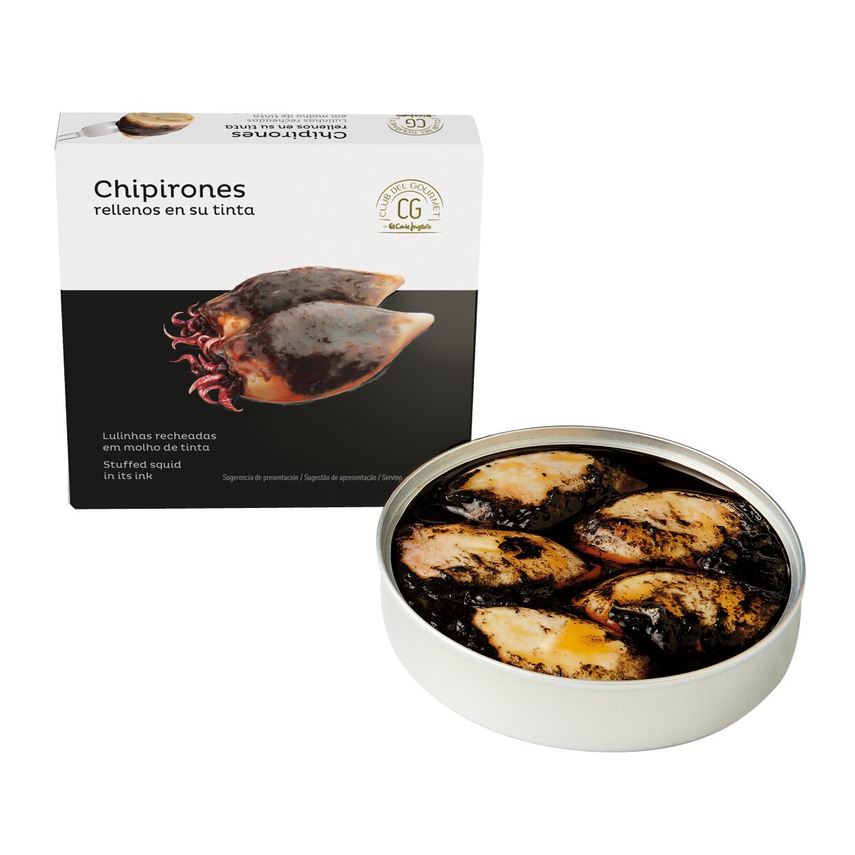 Chipirones rellenos en su tinta Club del Gourmet 2