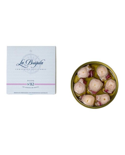 Pulpo en aceite de oliva Nº 82 La Brújula 1