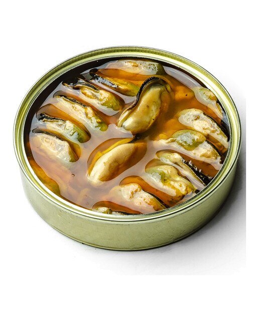 Mejillones medianos en escabeche a la brasa Güeyumar 2