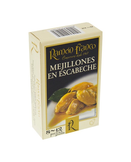 Imagen 0 de Mejillones en escabeche de la rías gallegas 8-12 piezas grandes Ramón Franco