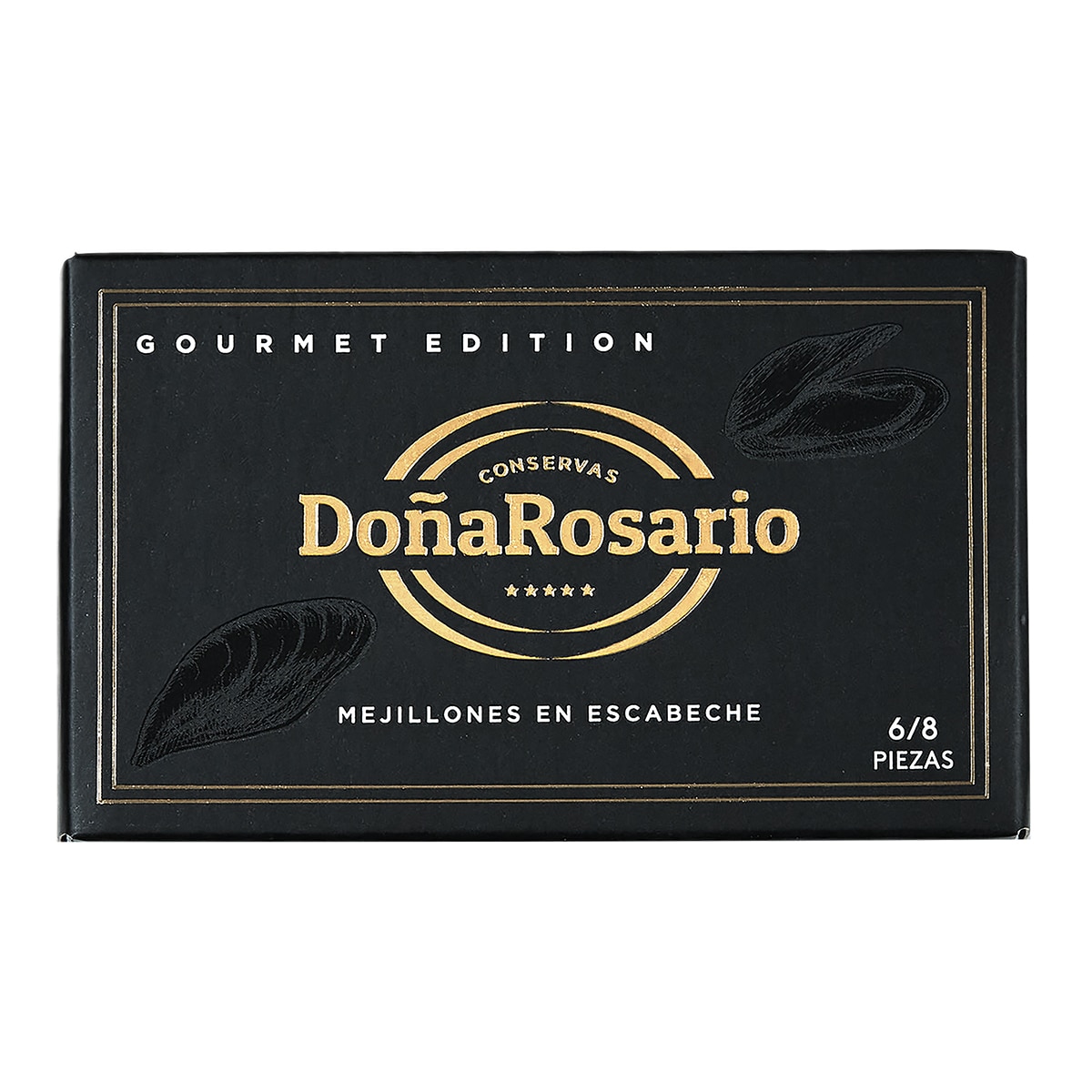 Mejillones en escabeche 6-8 piezas Gourmet Edition Conservas Doña Rosario 1