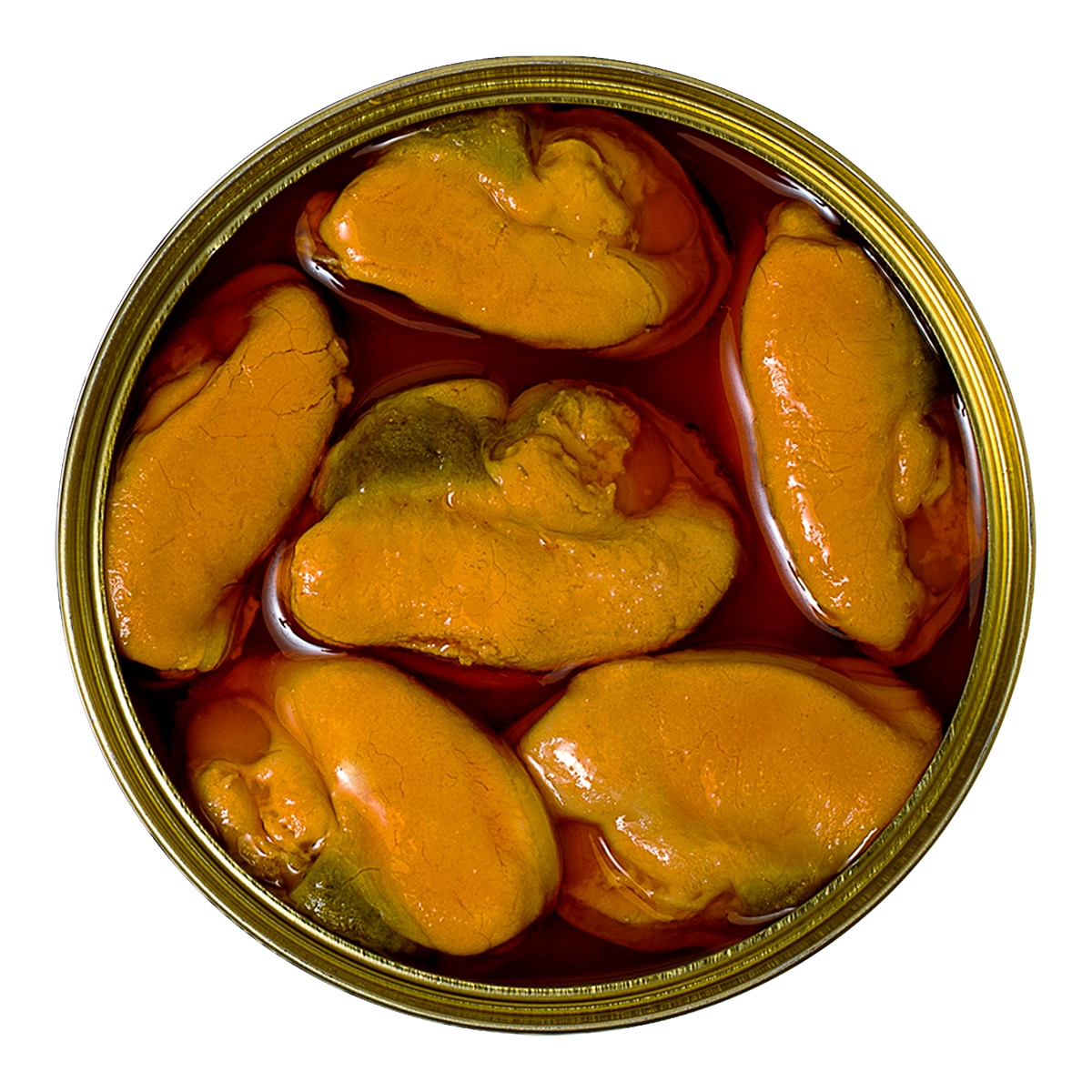Imagen 4 de Mejillones fritos en aceite de oliva en escabeche nº 25 4/6 piezas gigantes La Brújula