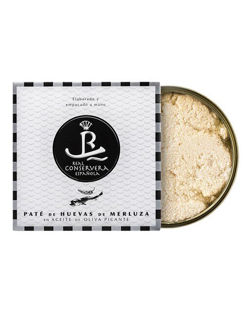 Imagen 0 de Paté de huevas de merluza en aceite de oliva picante Real Conservera Española