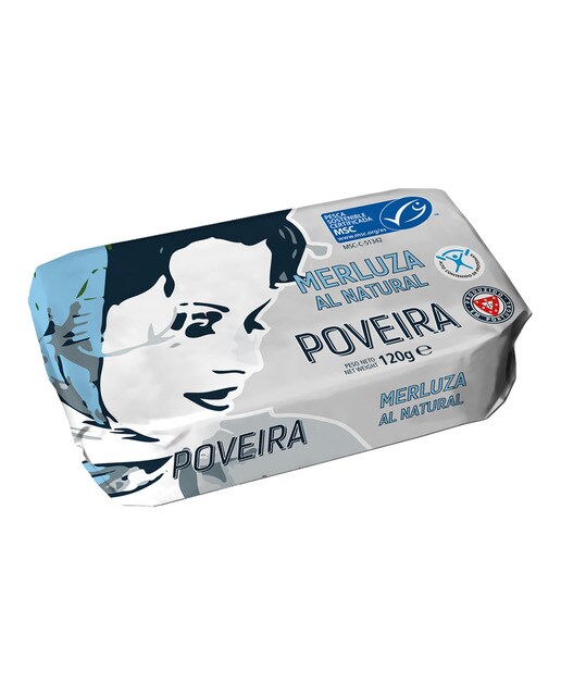 Merluza MSC al natural Poveira 1