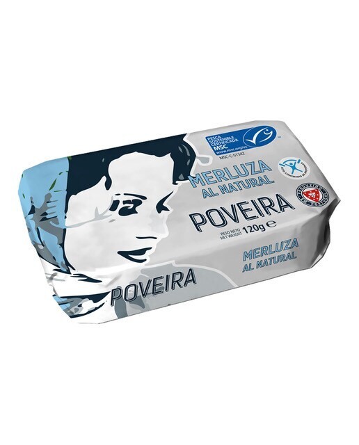Merluza MSC al natural Poveira