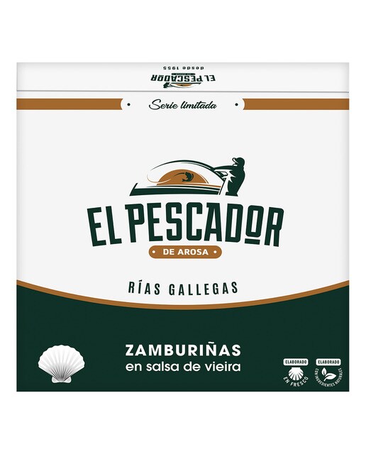 Imagen 0 de Zamburiñas en salsa de vieira El Pescador de Arosa