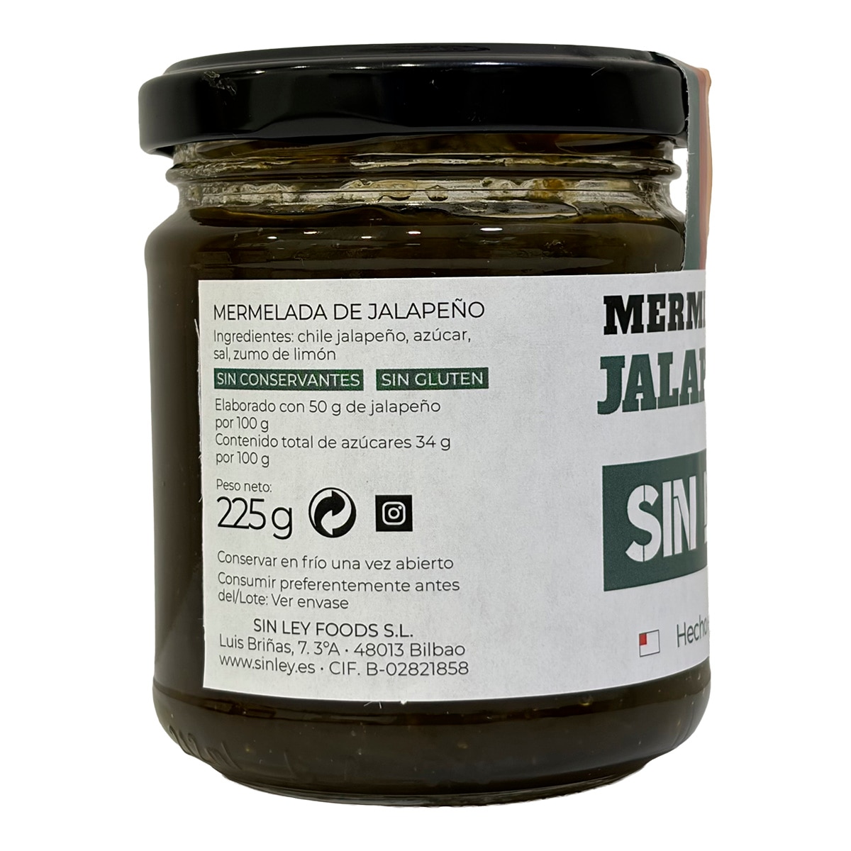 Mermelada de jalapeño Sin Ley 2