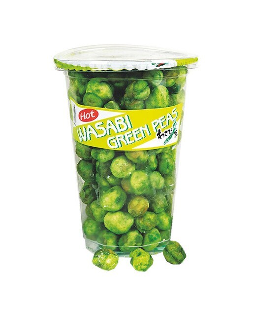 Guisantes fritos cubiertos de wasabi en polvo Wasabi Green