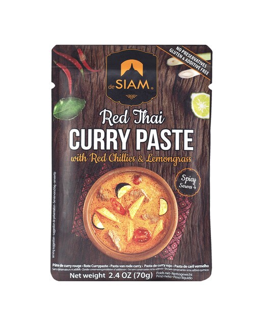 Pasta de Curry rojo picante Desiam Thai red 1