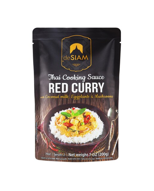 Salsa de curry rojo con vegetales Desiam 1
