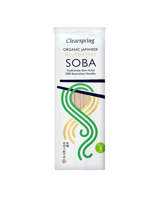 Fideos de trigo sarraceno Soba Somen orgánicos Clearspring 1