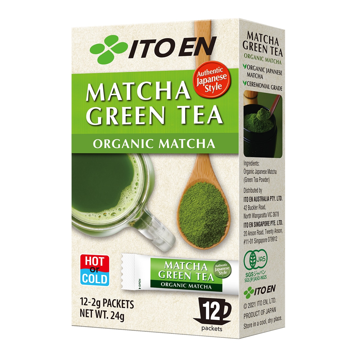 Imagen 0 de Té verde matcha en polvo sin azucar Ito En