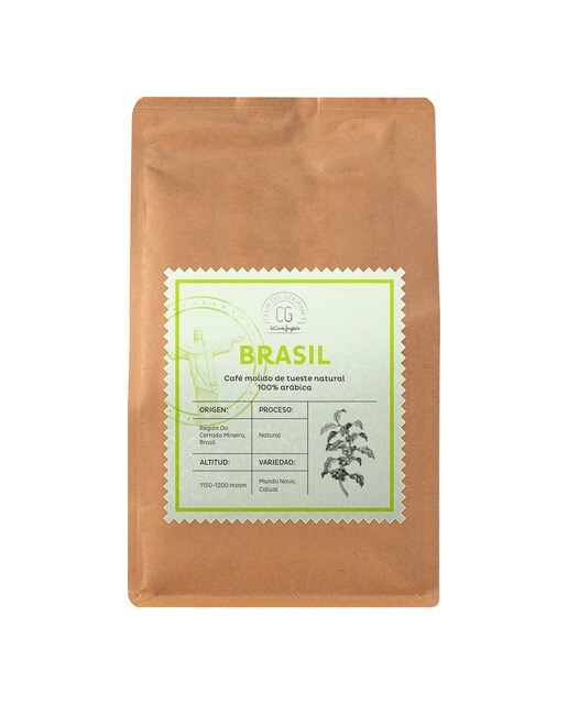 Imagen 0 de Café molido tueste natural 100% Arábica origen Brasil Club del Gourmet