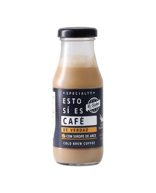 Café Cold Brew Coffee con sirope de arce El Globo 1
