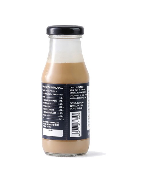 Café Cold Brew Coffee con sirope de arce El Globo 2