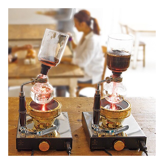 Cafetera Sifón para dos tazas de café Hario 3