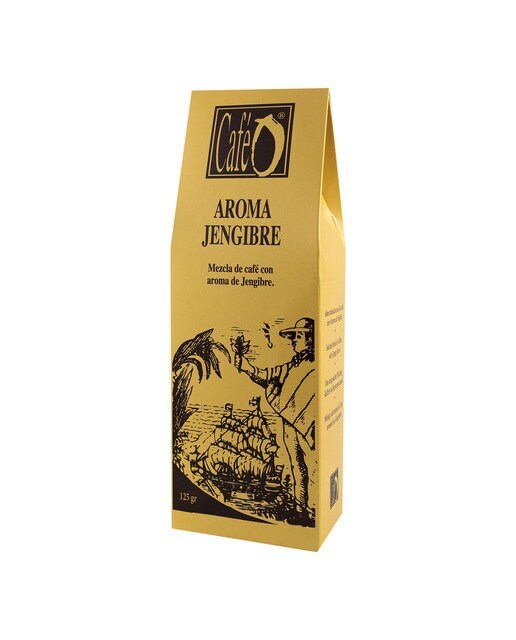 Café molido con aroma jengibre CaféO