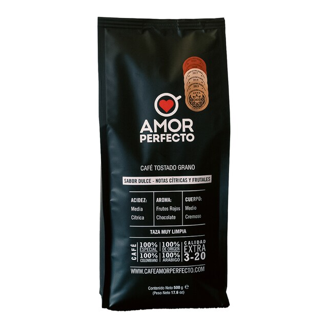 Café en grano de especialidad Insignia Colombia tostado en origen Amor perfecto