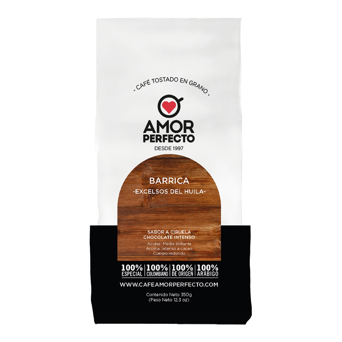 Imagen 0 de Café en grano de especialidad Barrica Colombia tostado en origen Amor Perfecto