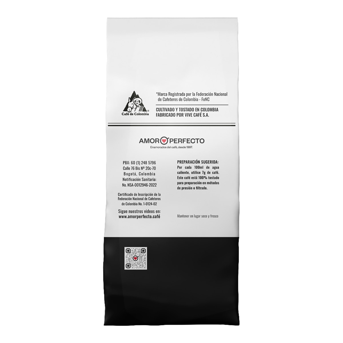 Café en grano de especialidad Barrica Colombia tostado en origen Amor Perfecto 3