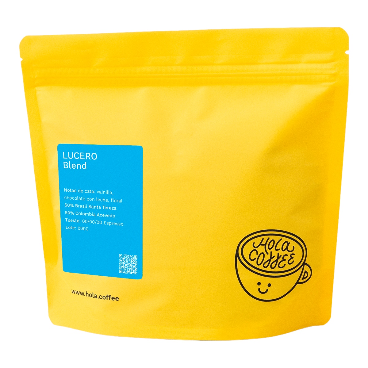 Imagen 1 de Café en grano Lucero Blend dulce y achocolatado con un toque floral Hola Coffee