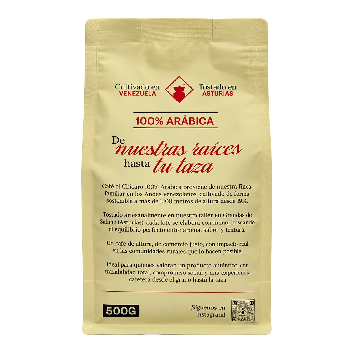 Imagen 2 de Café en grano Tueste Oscuro El Chicaro