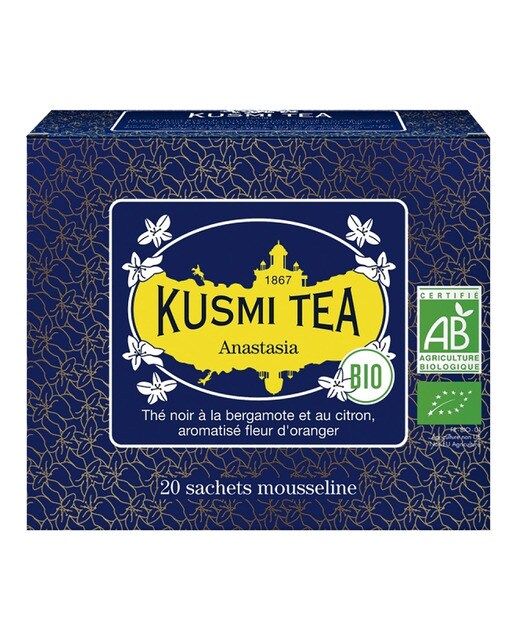Imagen 0 de Té negro Anastasia Kusmi Tea 20 bolsitas