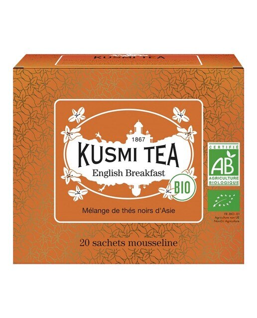 Imagen 0 de Té negro English Breakfast Kusmi Tea 20 bolsitas