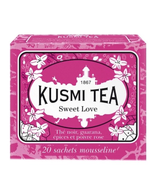 Té negro Sweet Love Kusmi Tea 20 bolsitas 1