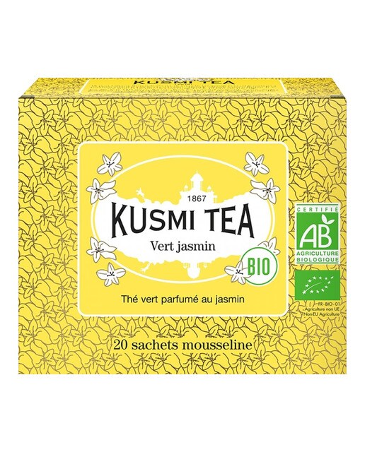 Imagen 0 de Té verde Green Tea With Jasmine  Kusmi Tea 20 bolsitas