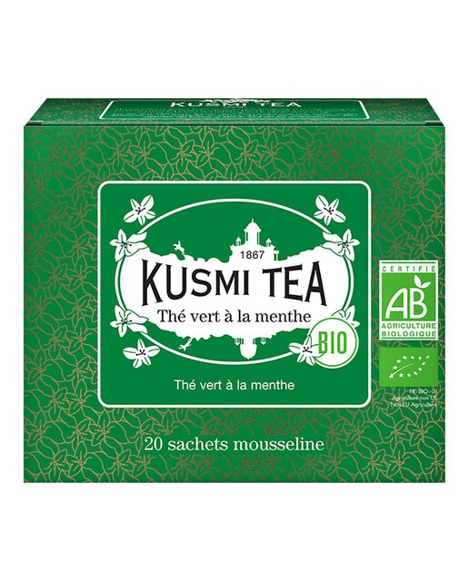 Té verde Spearmint Green Kusmi Tea 20 bolsitas 1