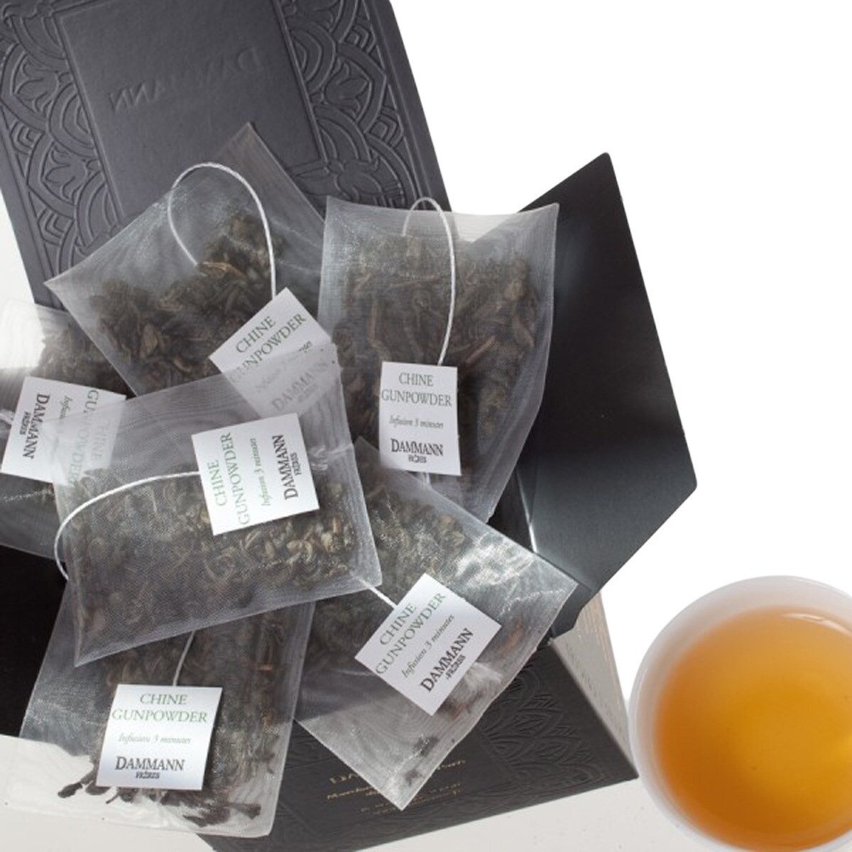 Té verde Gunpowder 25 bolsitas Dammann 2