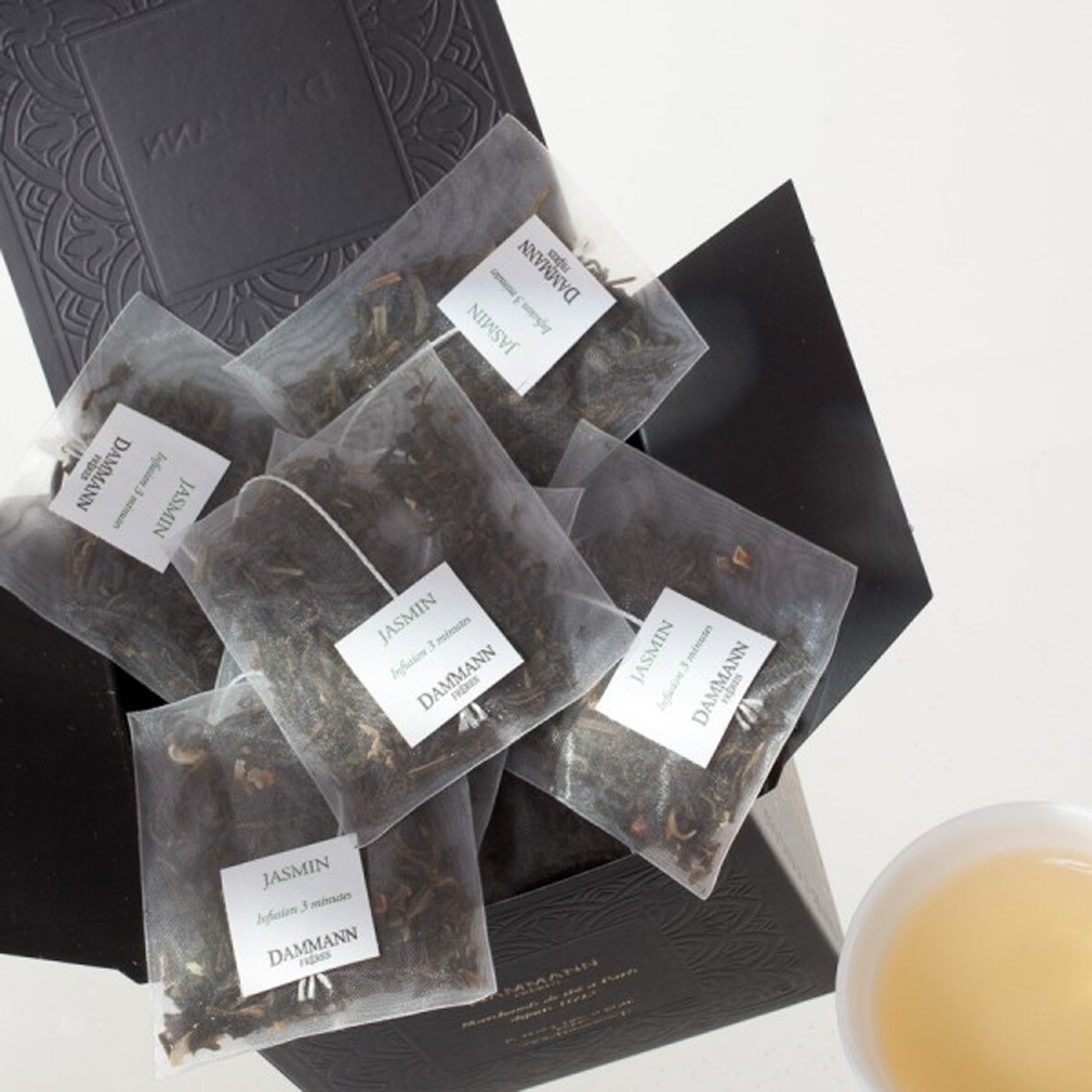 Té verde perfumado con Jazmin 25 bolsitas Dammann 2