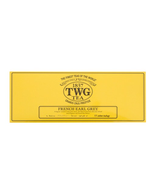 Caja de té negro earl grey TWG 1
