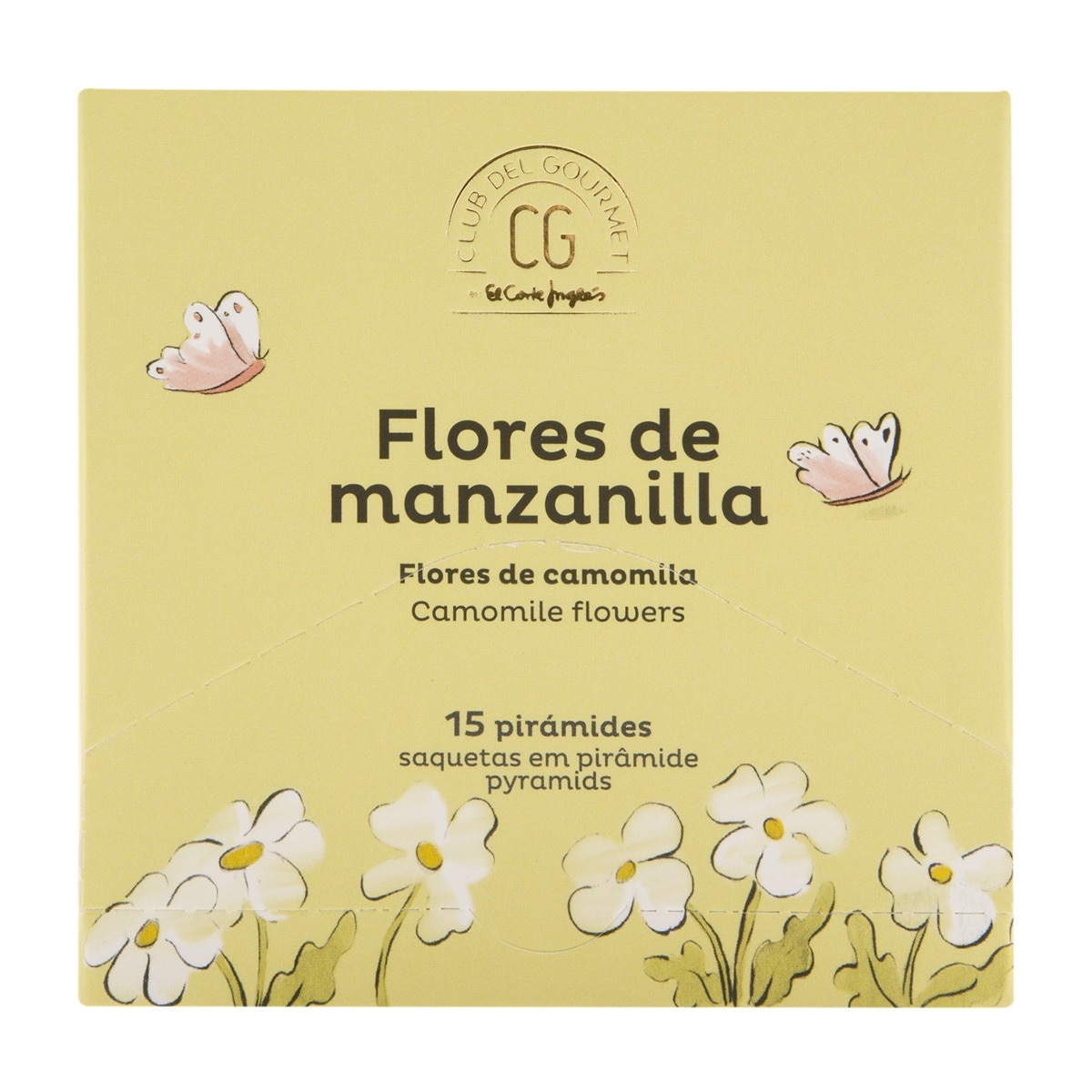 Imagen 0 de Infusión de flores de manzanilla Club del Gourmet 15 bolsitas